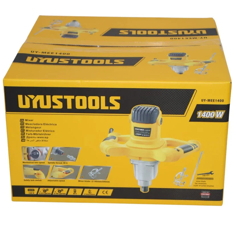 UYUSTOOLS MEZCLADORA ELECTRICA 1400W UY-MEE1400
