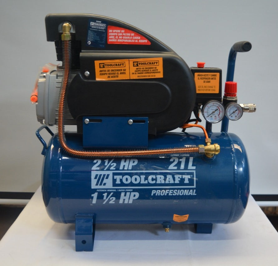 TOOLCRAFT COMPRESOR DE AIRE 21 LITROS 120 LIBRAS TC5590
