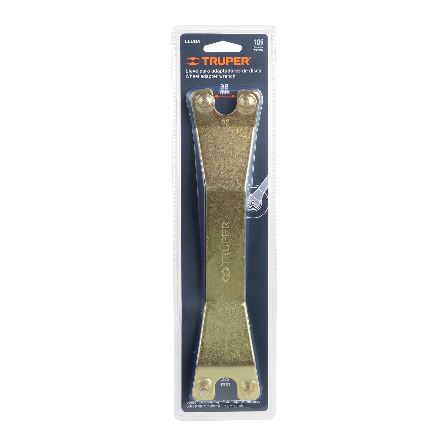 TRUPER LLAVE PARA ADAPTADORES DE DISCO 10545