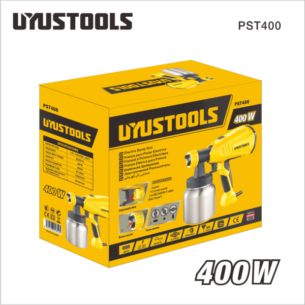 UYUSTOOLS PISTOLA PARA PINTAR ELECTRICA 400W PST400