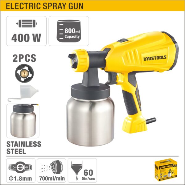 UYUSTOOLS PISTOLA PARA PINTAR ELECTRICA 400W PST400