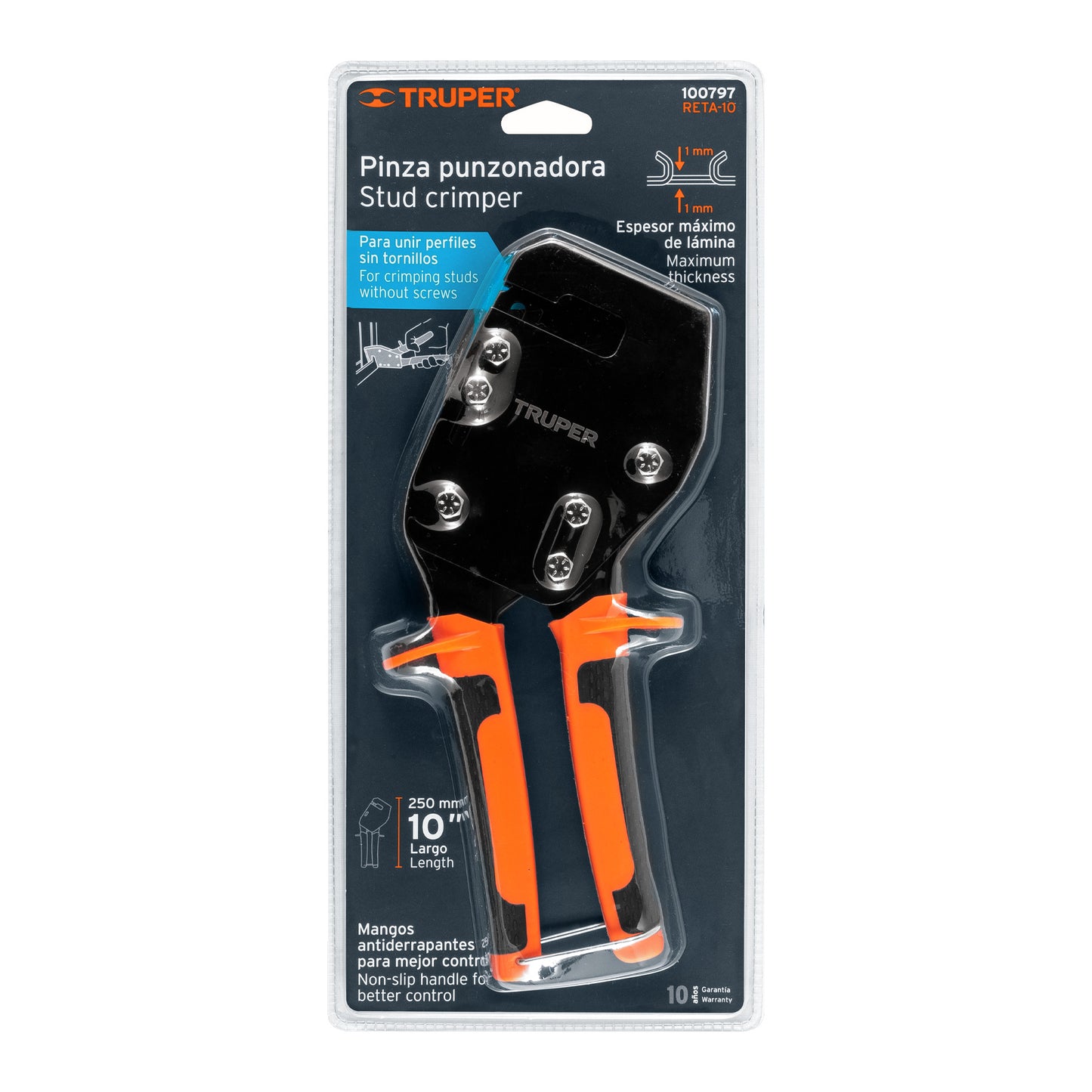 TRUPER PINZA PUNZONADORA DE PERFILES 100797
