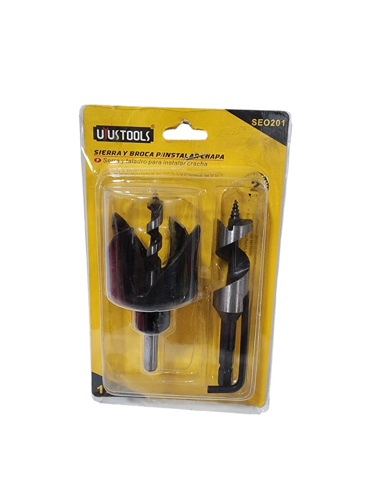 UYUSTOOLS SIERRA Y BROCA P/ INSTALAR CHAPA SEO201
