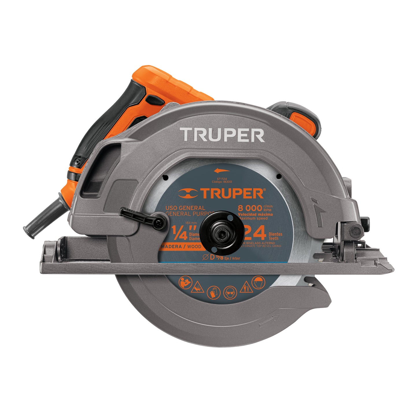 TRUPER CIERRA CIRULAR 7-1/4" 1750W 11004
