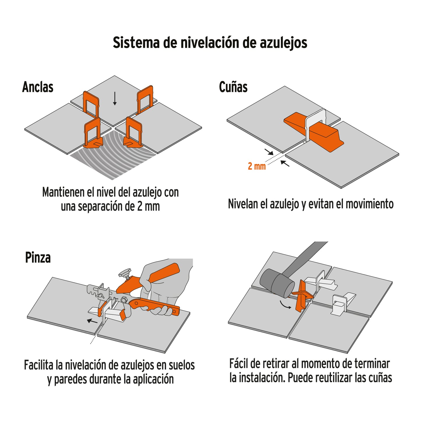 TRUPER SISTEMA DE NIVELACION DE AZULEJOS 100515