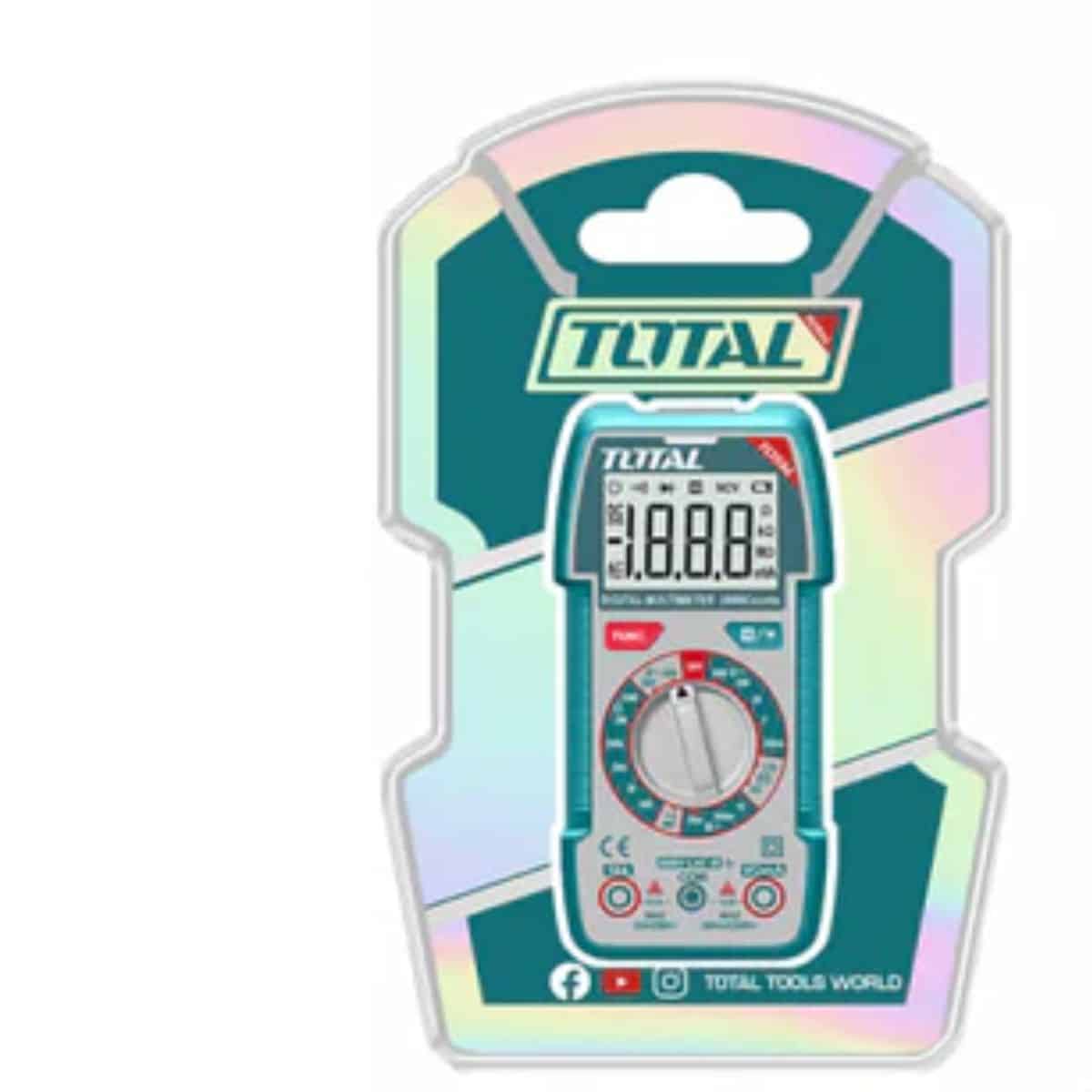 TOTAL MULTIMETRO DIGITAL CAT III 600V TMT536002