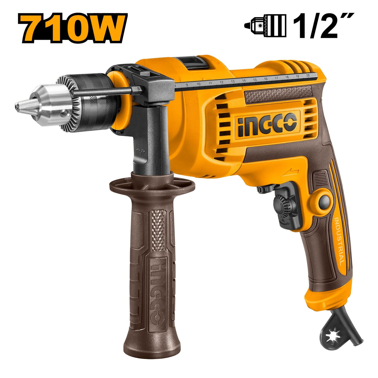 INGCO TALADRO PERCUTOR 1/2" 710W UID7118