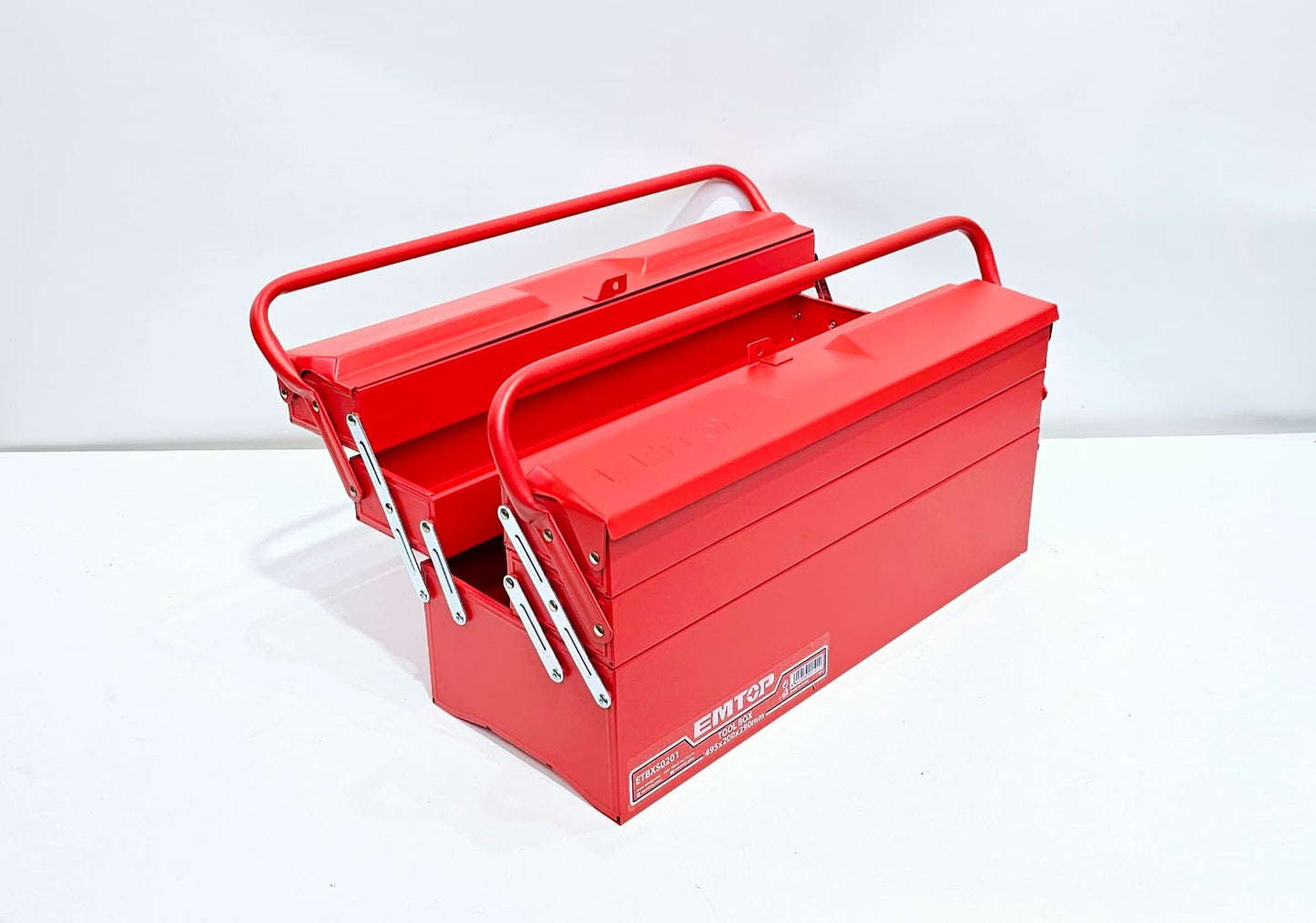 EMTOP CAJA DE HERRAMIENTAS METALICA 495X200X290MM - ETBXS0201