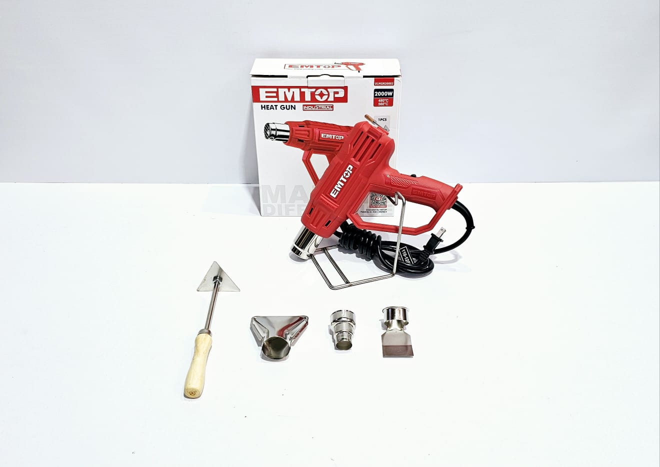 EMTOP PISTOLA DE CALOR 2000W - ULHGN20002