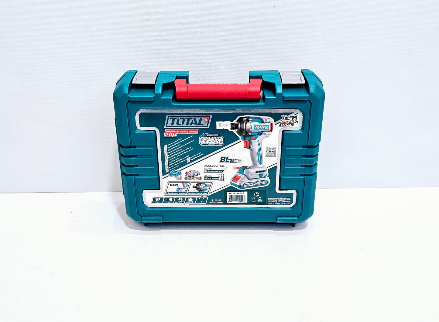 TOTAL ATORNILLADOR DE IMPACTO 20V + ESTUCHE Y ACCESORIOS - UTIRLI2028