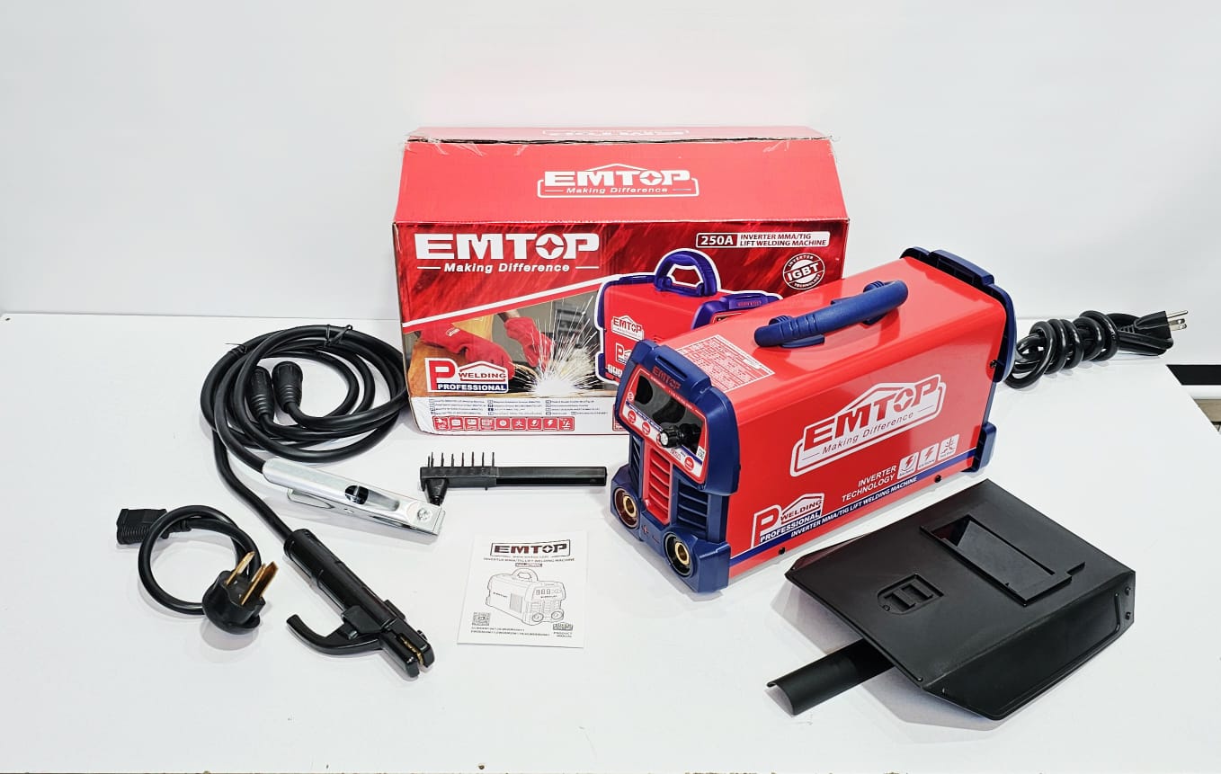 EMTOP SOLDADOR INVERSOR 250 AMP 110/220V ULWDEM2561