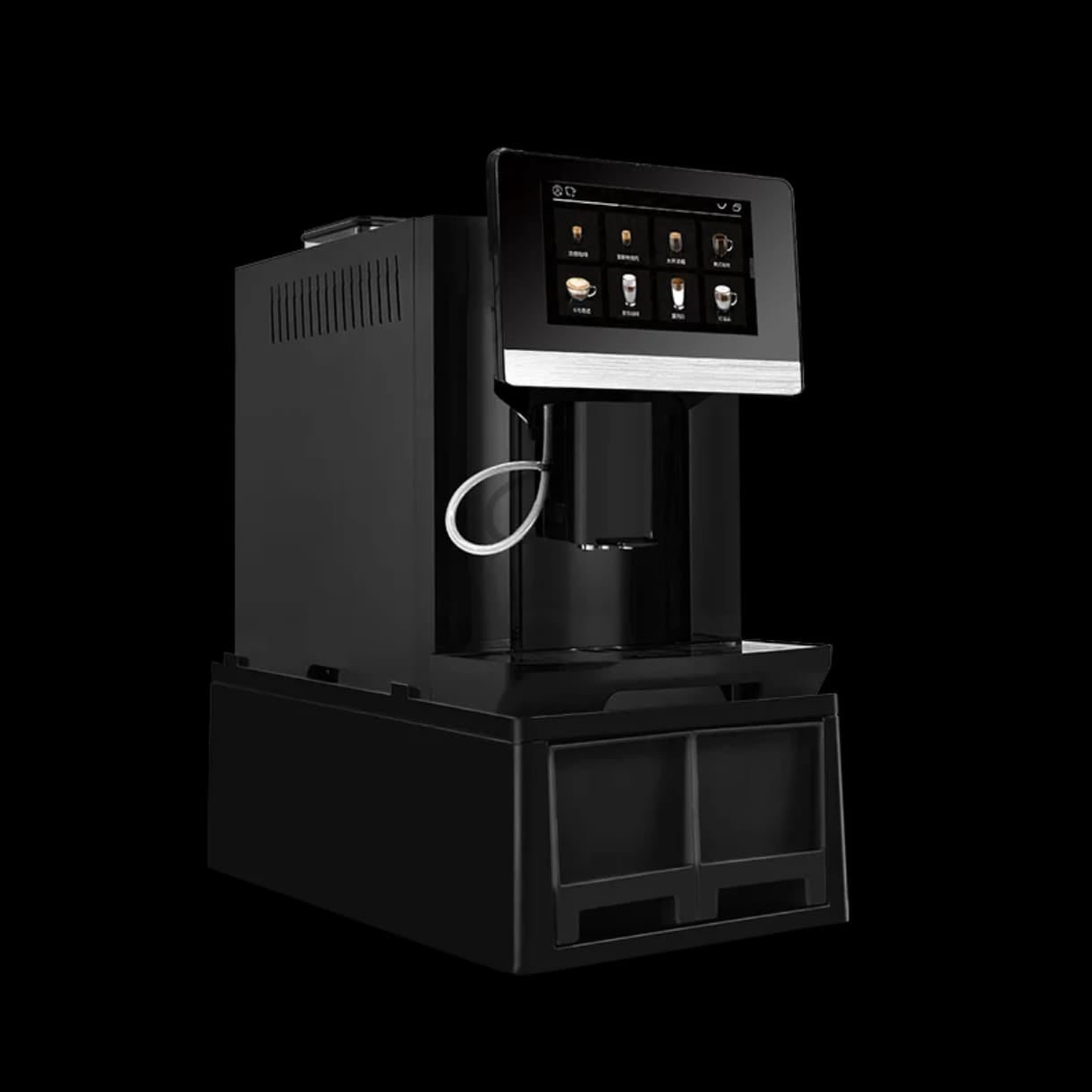 Cafetera Automática Profesional 19 Bares con Pantalla Táctil de 7" – 20 Bebidas