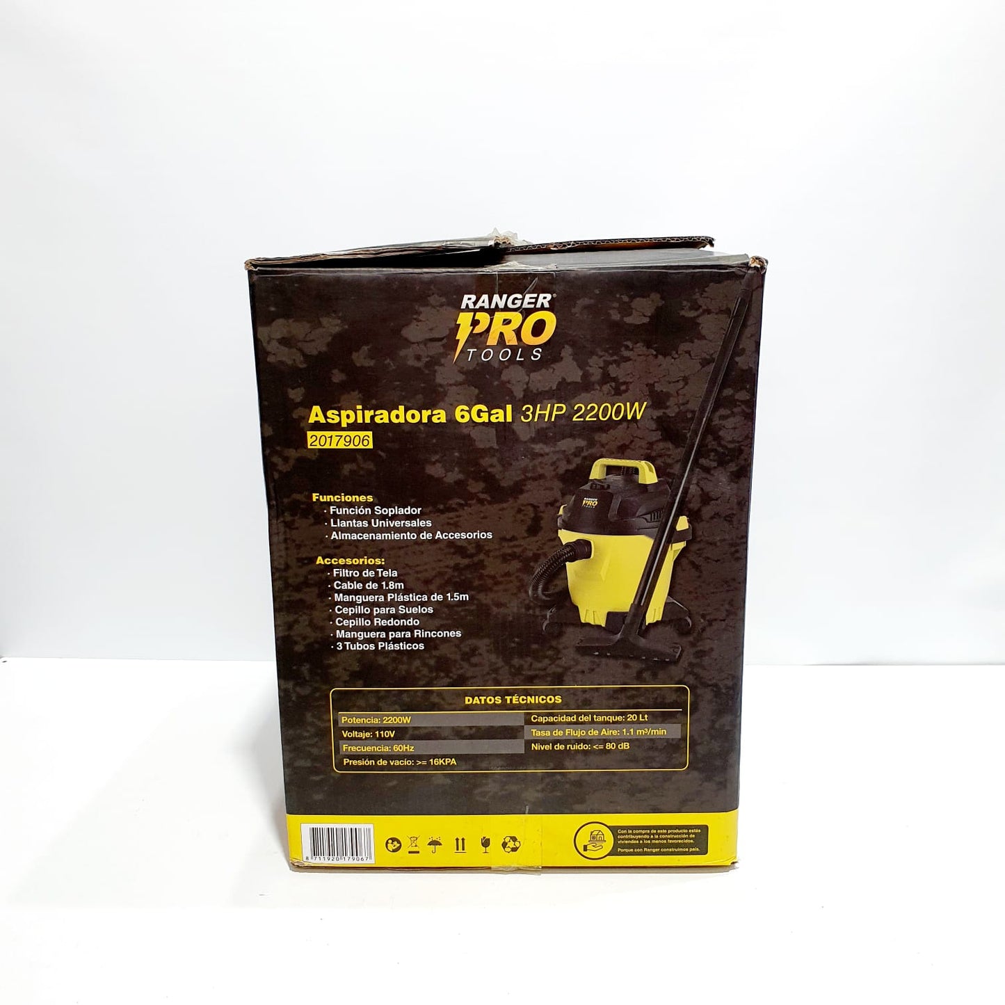 RANGER ASPIRADORA 6 GALONES 3 HP - 2017906