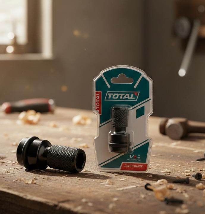 TOTAL ADAPTADOR PARA LLAVE DE IMPACTO DE 1/2¨ A 1/4¨ TAC60501
