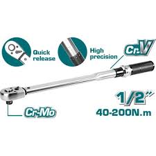 TOTAL TORQUIMETRO (1/2") 40-200NM / INDUSTRIAL