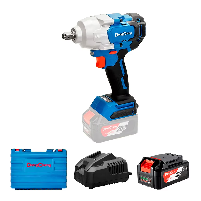 DONG CHENG LLAVE DE IMPACTO INALAMBRICA BRUSHLESS 20V 5AH DCPB698
