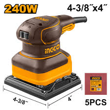 INGCO LIJADORA DE PALMA ORBITAL 240W