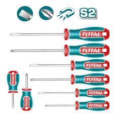 TOTAL JUEGO DE DESTORNILLADORES 8 PCS TKSDS0826