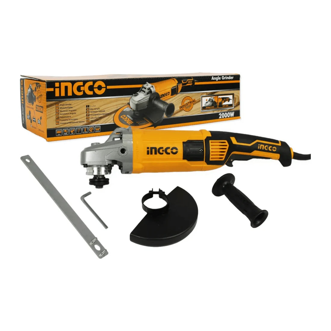 INGCO PULIDORA ANGULAR 7" 2000W UAG200018