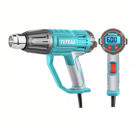 TOTAL PISTOLA DE CALOR CON PANTALLLA LCD 1600W UTB16056