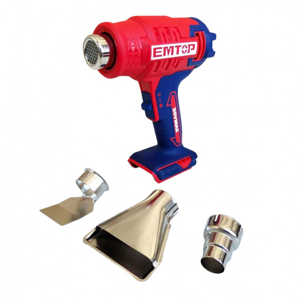 EMTOP PISTOLA DE CALOR INALAMBRICA 20V