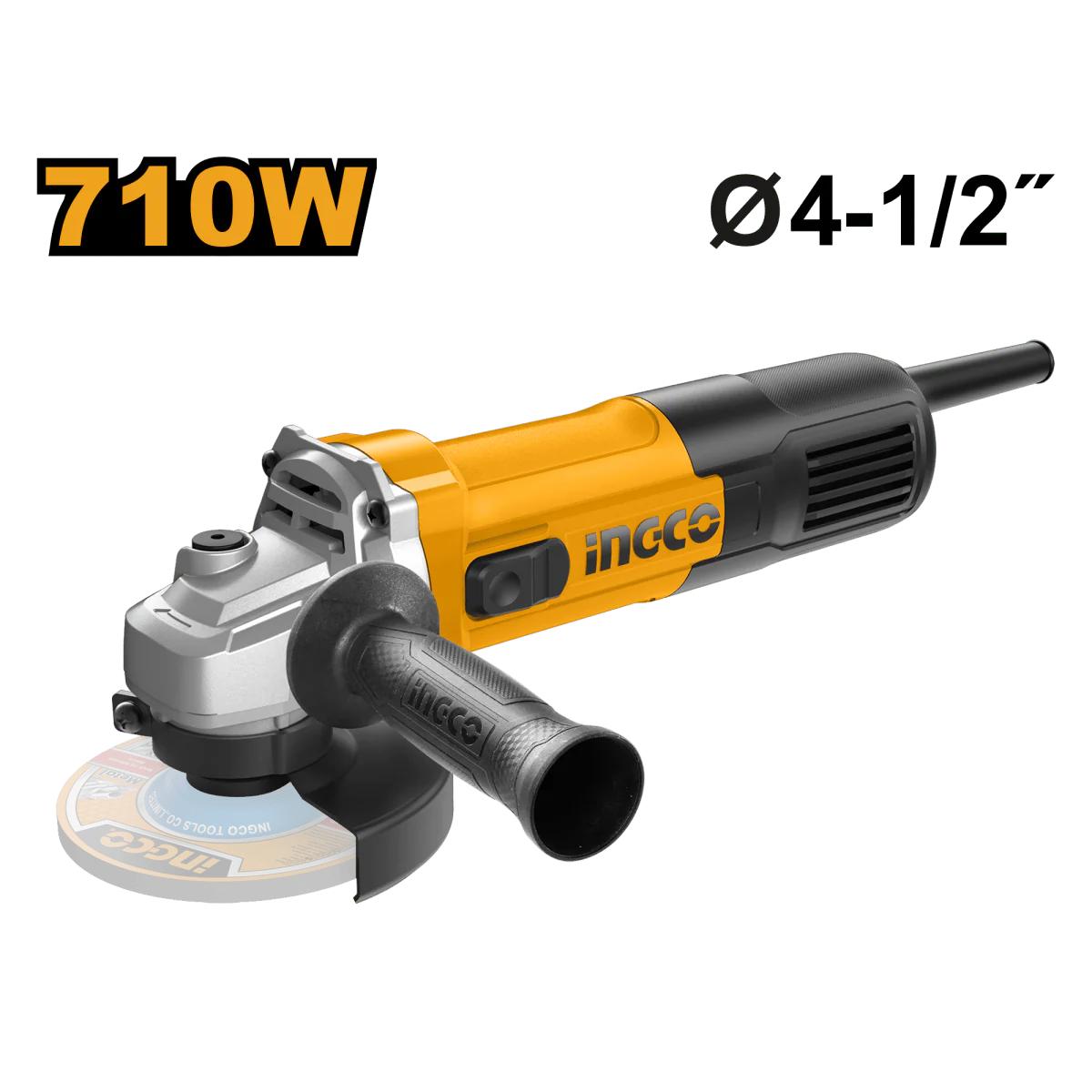 INGCO PULIDORA ANGULAR 4-1/2" 710W UAG7118