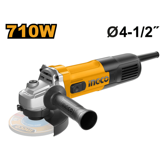 INGCO PULIDORA ANGULAR 4-1/2" 710W UAG7118