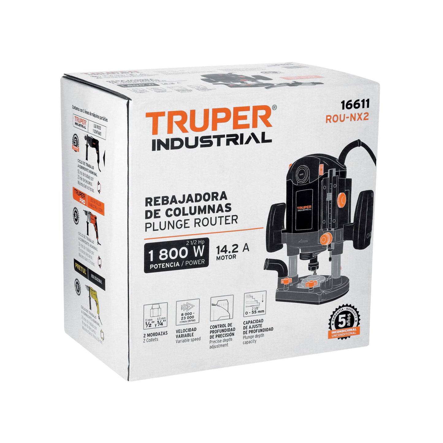 TRUPER RUTEADORA INDUSTRIAL 1800W 16688
