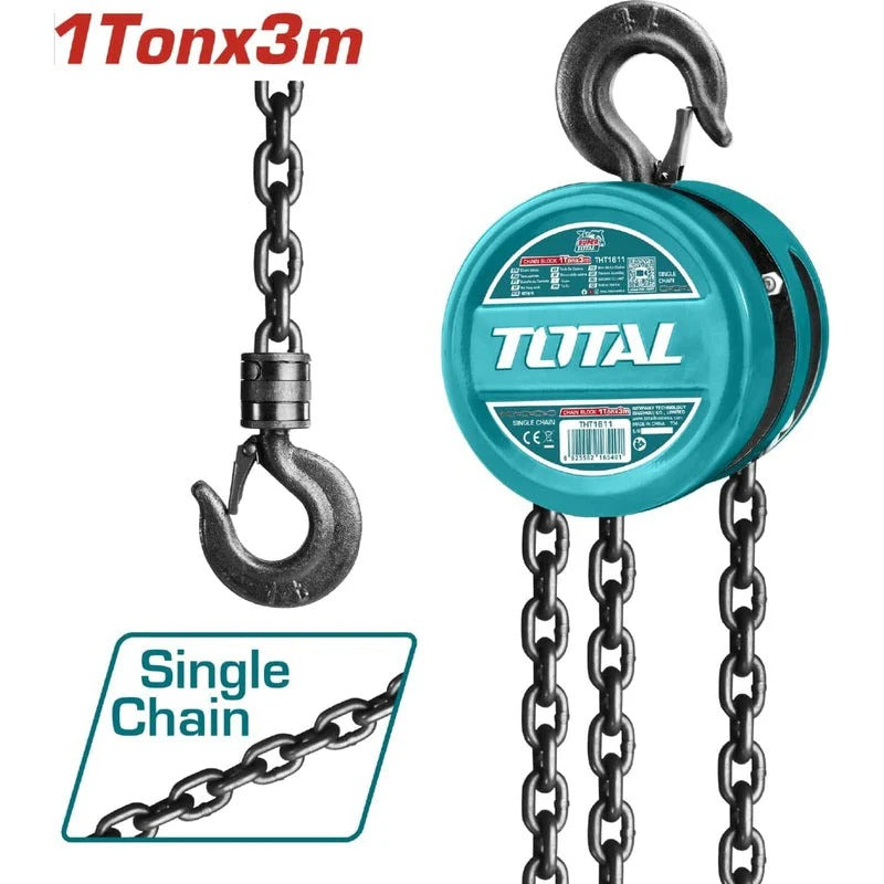 TOTAL DIFERENCIAL DE CADENA 1 TONELADA X 3 MTS THT1611