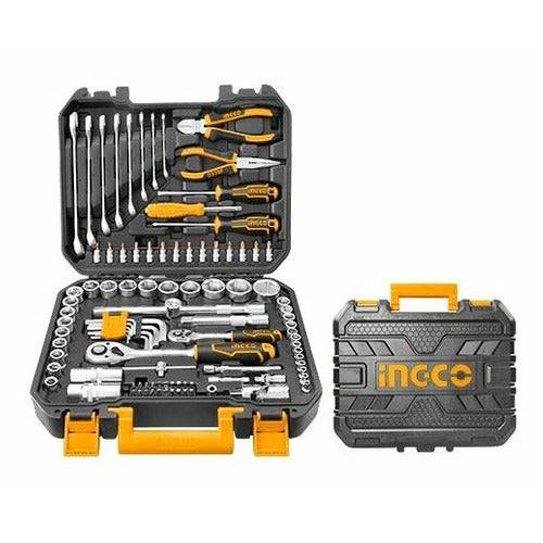INGCO JUEGO DE COPAS Y HERRAMIENTAS 100 PCS HKTHP21001