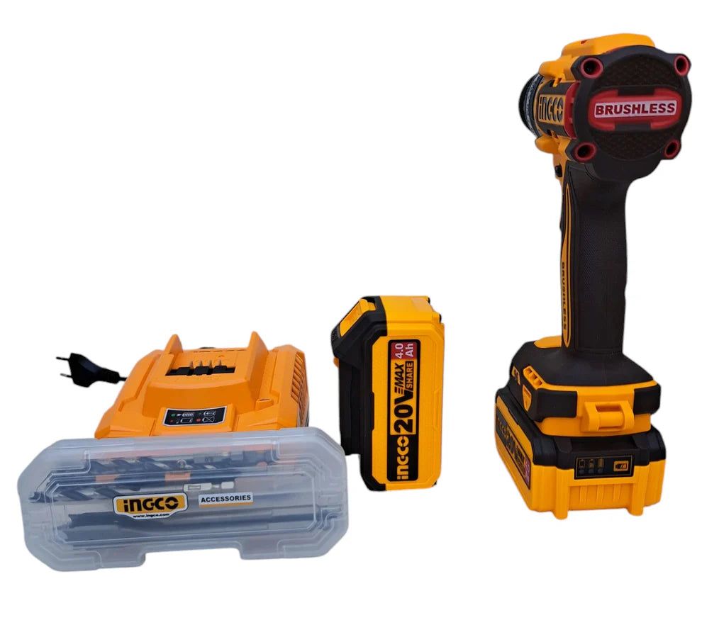 INGCO TALADRO PERCUTOR INALAMBRICO 1/2" - 96 N.M - 20V - UCIDLI20968