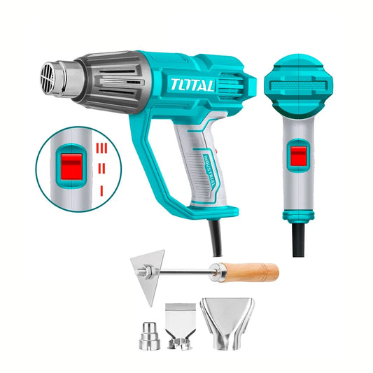 TOTAL PISTOLA DE CALOR 1600W UTB16078