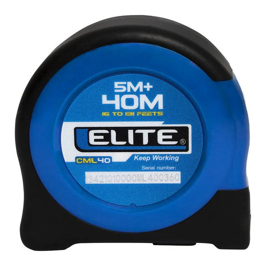 ELITE 2 EN 1 CINTA METRICA 5MTS CON LASER 40MTS RECARGABLE CML40