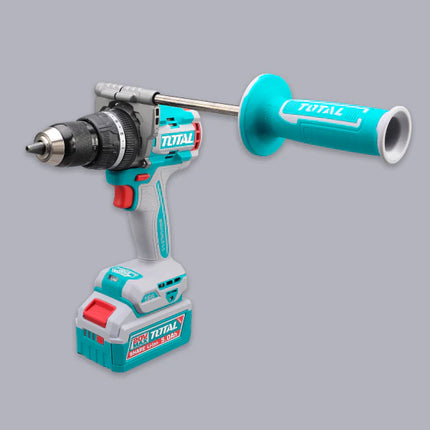 TOTAL TALADRO PERCUTOR INALAMBRICO 1/2" 166 N.M 20V UTIDLI201668