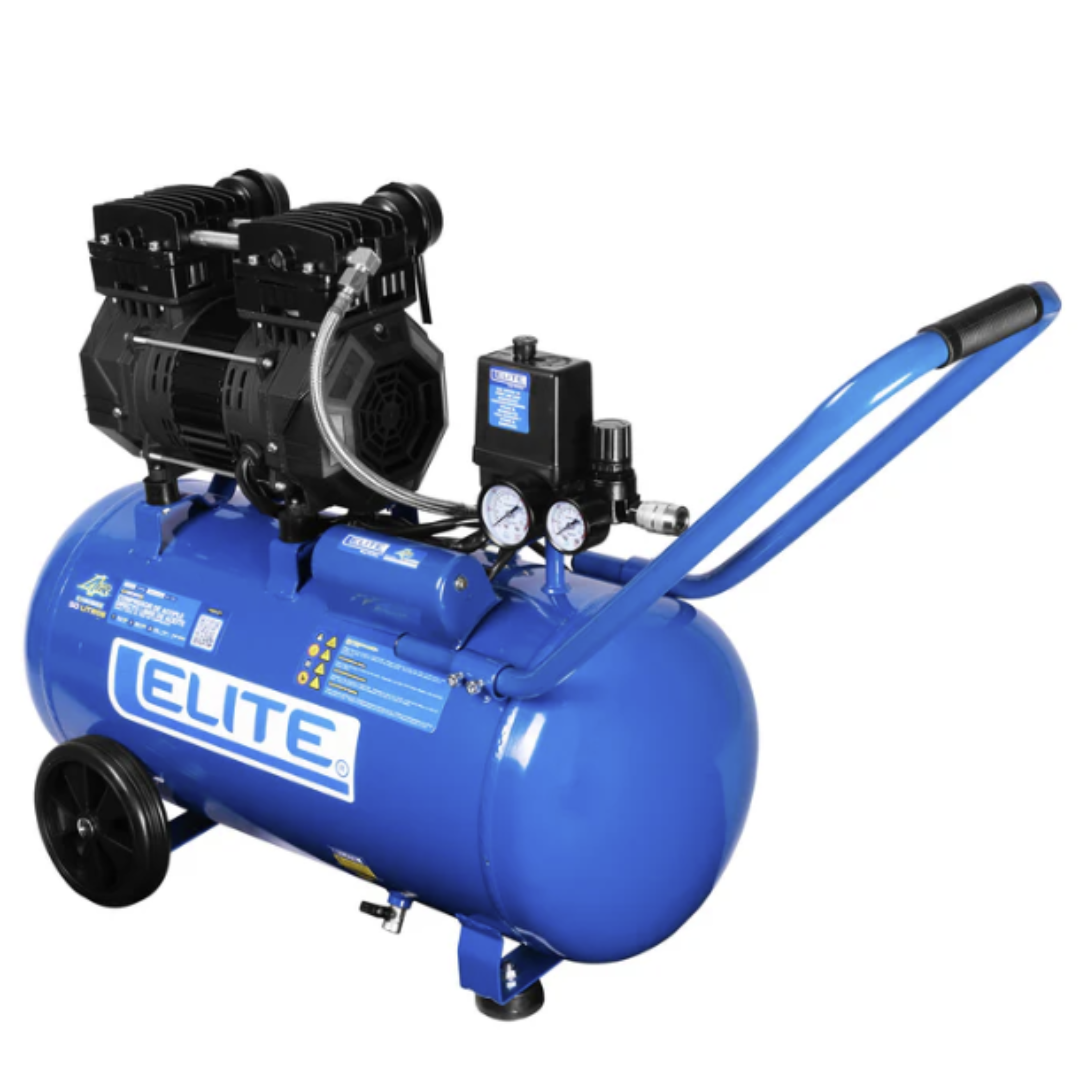 ELITE COMPRESOR LIBRE DE ACEITE 50LTS 3.0HP 125PSI CA3055S