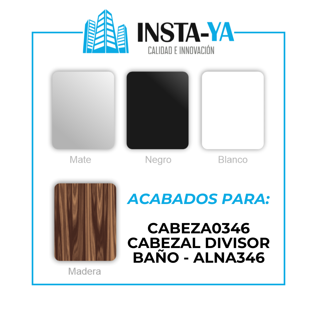 CABEZA0346 CABEZAL DIVISOR  BAÑO  - ALNA346