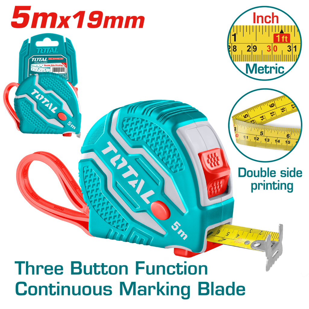 TOTAL FLEXOMETRO 5M TMT126051