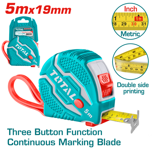TOTAL FLEXOMETRO 5M TMT126051