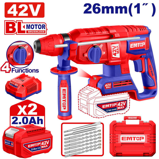 EMTOP ROTOMARTILLO INALAMBRICO ULLRH422682