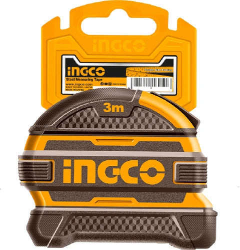 INGCO FLEXOMETRO 3 MTS X 16 MM DOBLE BOTON HSMT08316