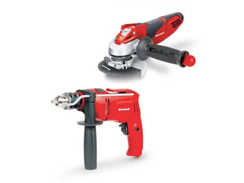 EINHELL COMBO TALADRO PERCUTOR TH-ID 600E + PULIDORA 5" TC-AG 125