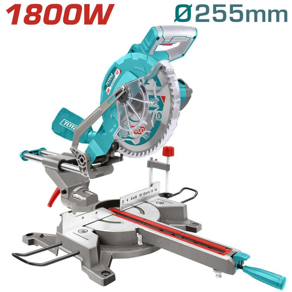 TOTAL SIERRA INGLETEADORA TELESCOPICA 10" 1800W UTS421825517