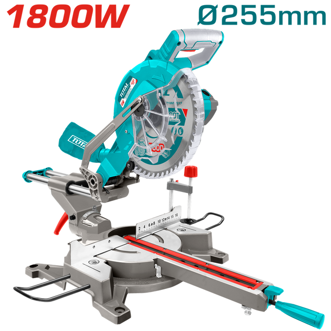 TOTAL SIERRA INGLETEADORA TELESCOPICA 10" 1800W UTS421825517