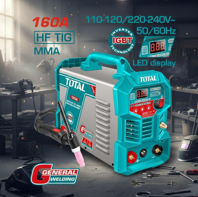 TOTAL SOLDADOR INVERSOR DIGITAL 160A 110-220V UTIG16058