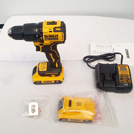 DEWALT TALADRO PERCUTOR INALAMBRICO DE 1/2" 20V ATOMIC DCD709D2-B3