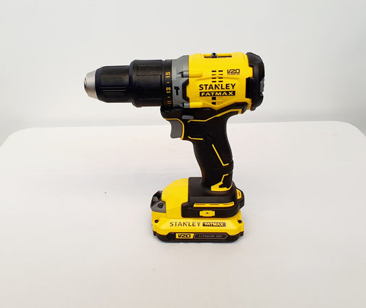 STANLEY TALADRO PERCUTOR INALAMBRICO DE 1/2" 20V BRUSHLESS SBD710C2K-B3