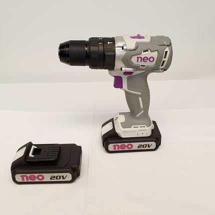 NEO TALADRO PERCUTOR INALAMBRICO 1/2" 20V BRUSHLESS TP1013/20 K2
