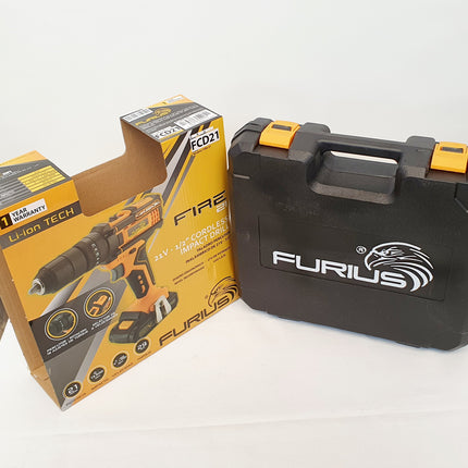 FURIUS TALADRO INALAMBRICO PERCUTOR DE 1/2" FCD21