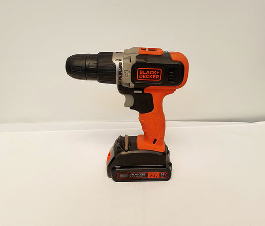 BLACK+DECKER TALADRO PERCUTOR INALAMBRICO 3/8" 20V BCD704C1-B3