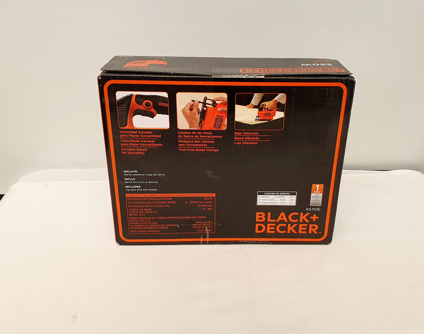 BLACK+DECKER SIERRA CALADORA 550W KS701E